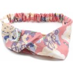 Květinová látková čelenka modrá – Zboží Dáma