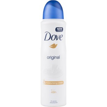 Dove Original antiperspirant sprej 150 ml + holicí strojek dárková sada