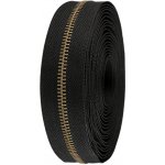 Zip kovový No 5 metráž Varianta: 5 černá staromosaz, Balení: 1 m 60828/157396/283201 – Hledejceny.cz