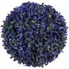 Květina Zimostráz - Buxus koule fialová, 22cm
