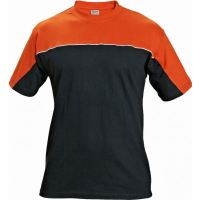 Cerva Emerton Classic tričko černo-oranžové – Zboží Mobilmania