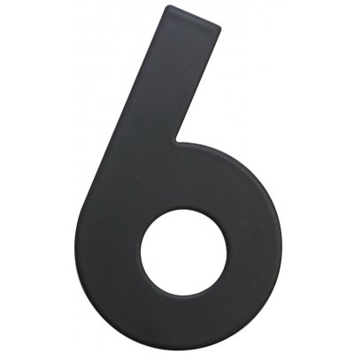 Richter RN.75L.6.CE číslice 75mm "6" matná černá Černá – Sleviste.cz