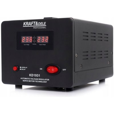 Stabilizátor napětí, AVR, 1000VA, 230V, Kraft & Dele | KD1931 – Zboží Mobilmania