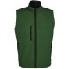 Pánská vesta SOLS softshellová vesta RALLYE MEN 46601264 Bottle green