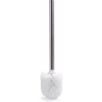 MSV WC štětka bílá s rukojetí z nerezové oceli 141191 – Zboží Dáma