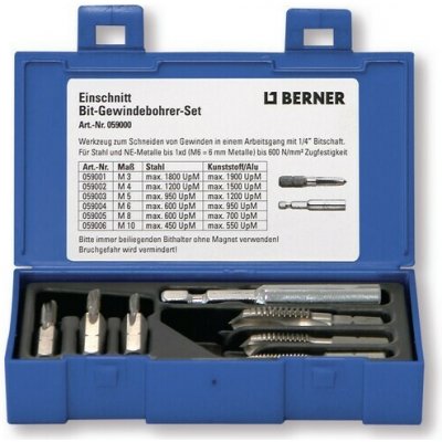 BERNER SADA ZÁVITNÍKŮ M3-M10 7KS – Hledejceny.cz