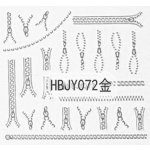 SAMOLEPKY zipy HBJY072 stříbrné – Hledejceny.cz