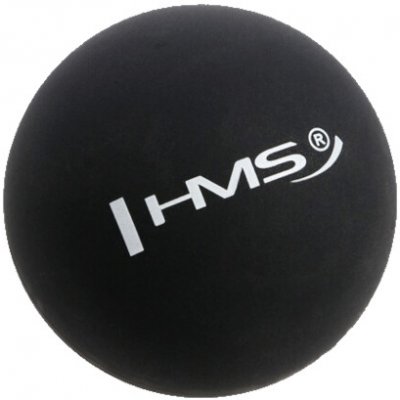 HMS Masážní míč Lacrosse ball BLC01 černý - 6,5 cm