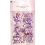 DP Craft Samolepky víly fialové třpytivé 6 archů – Zboží Dáma