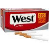 Příslušenství k cigaretám West dutinky extra red 250 ks