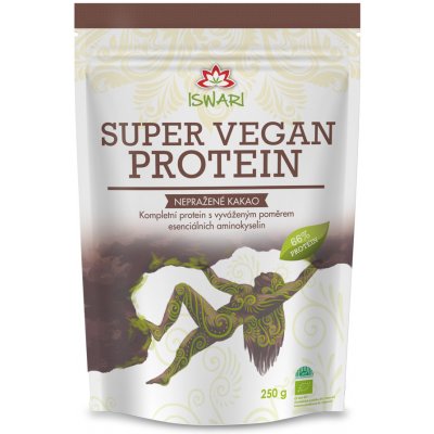 Iswari Super Vegan 66% protein BIO 250 g – Hledejceny.cz
