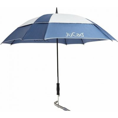 Jucad Telescopic Umbrella Windproof With Pin Blue/Silver – Zboží Dáma