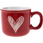 Casa de Engel Hrnek na espresso se srdcem červený 90 ml – Zboží Dáma