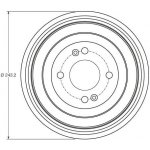 Brzdový buben TRW DB4422 | Zboží Auto