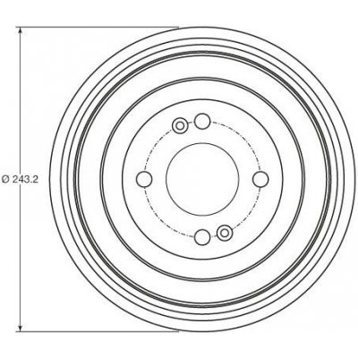 Brzdový buben TRW DB4422 | Zboží Auto