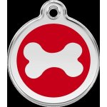 Red Dingo Známka kost S 20mm – Zboží Dáma