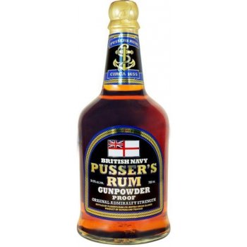 Pusser's Gunpowder Proof 54,5% 0,7 l (holá láhev)