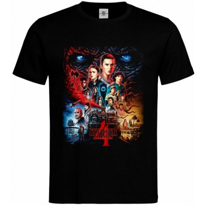 Tričko Stranger Things Sezóna 4 černá – Sleviste.cz