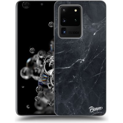 Pouzdro Picasee silikonové Samsung Galaxy S20 Ultra 5G G988F - Black marble černé – Zboží Mobilmania