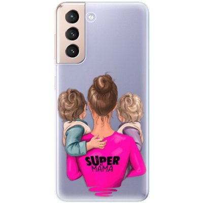 iSaprio Super Mama - Two Boys Samsung Galaxy S21
