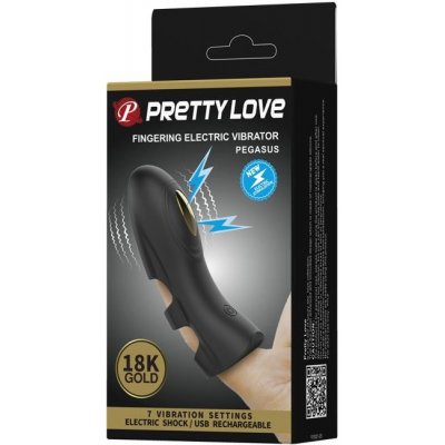 Pretty Love PEGASUS Vibrační návlek na prst Electro Stimulation – Sleviste.cz