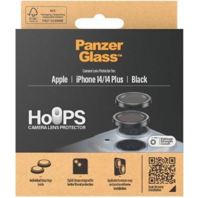PanzerGlass HoOps ochranné kroužky pro čočky fotoaparátu pro Apple iPhone 14/14 Plus 1140 – Zboží Mobilmania