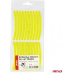 Amio Reflexní samolepky na kola sada 20 ks – Zboží Mobilmania