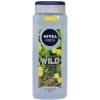 Sprchové gely Nivea Men Extreme Wild Fresh Woods sprchový gel 500 ml