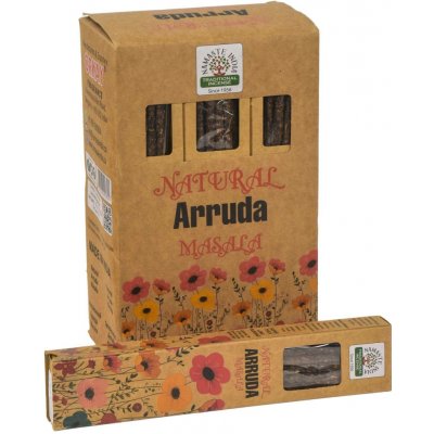 Sanu Babu Vonné tyčinky Arruda Natural Masala 23 cm 30 g Orkay – Hledejceny.cz