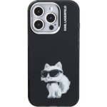 Karl Lagerfeld IML Aquarelle Choupette kryt pro iPhone 15 Pro Max - černý 57983125058 – Zboží Mobilmania