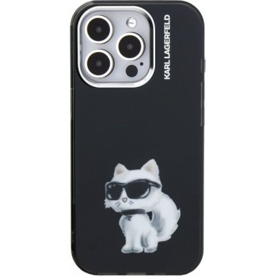 Karl Lagerfeld IML Aquarelle Choupette kryt pro iPhone 15 Pro Max - černý 57983125058 – Zboží Mobilmania