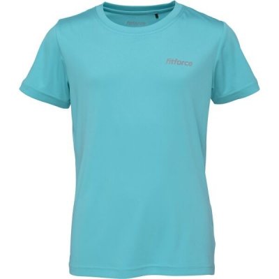 Fitforce OLVE dětské fitness triko tyrkysová – Zboží Dáma