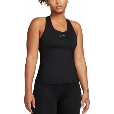 Nike Dri Fit Swoosh Bra Tank black black white – Zboží Dáma
