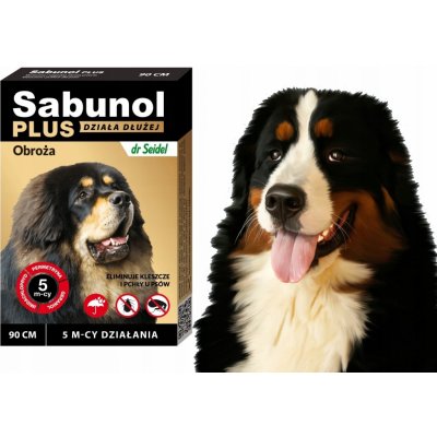 Sabunol Plus Obojek pro psy proti blechám a klíšťatům 90 cm – Zboží Mobilmania
