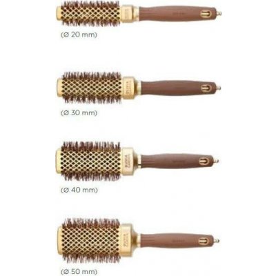 Olivia Garden Expert Straight Gold&Brown ⌀ 50 mm – Zbozi.Blesk.cz