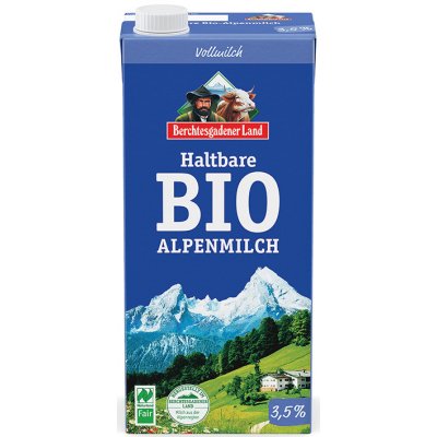 BGL Bio trvanlivé alpské mléko plnotučné 1 l – Zboží Dáma