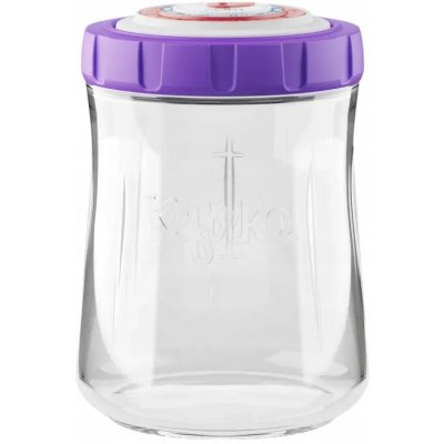 Kefirko Skladovací nádoba fialová 900 ml – Zboží Mobilmania