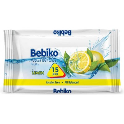 Bebiko dětské vlhčené ubrousky 15 ks citrón – Hledejceny.cz