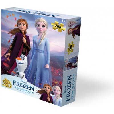 PRIME 3D puzzle Disney Ledové království – Elsa a Anna a Olaf 300 ks – Hledejceny.cz