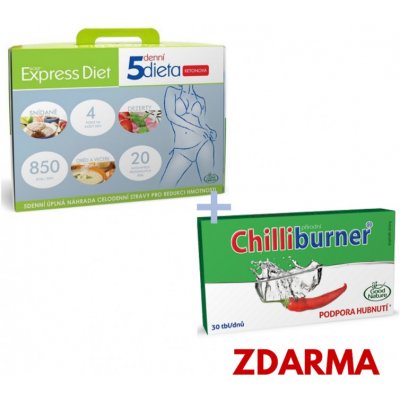 Chilliburner 5denní dieta Express Diet 20 jídel 1120 g