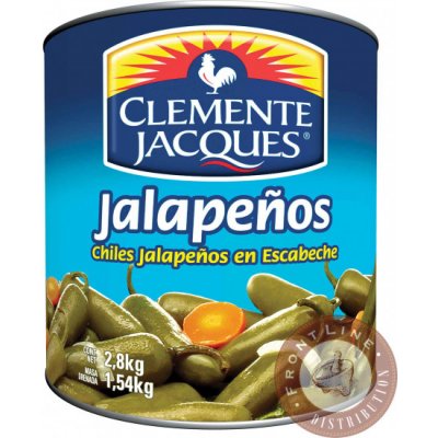 Clemente Jacques Jalapeno papričky celé 2,8kg – Zboží Dáma