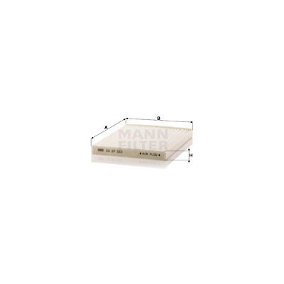MANN-FILTER Filtr, vzduch v interiéru CU27003 – Hledejceny.cz