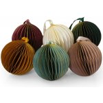 Retlux RXL 486 Sada vánočních papírových ozdob 7 cm 6 ks – Zboží Dáma