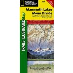 Mammoth Lakes Mono Divide národní park Kalifornie turistická mapa GPS komp. N – Sleviste.cz