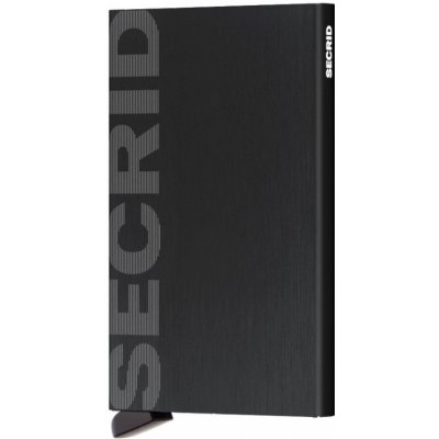 Secrid Cardprotector Logo Brushed black – Zbozi.Blesk.cz