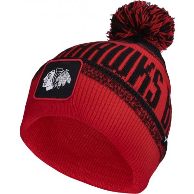 Fanatics CHICAGO BLACKHAWKS THRIVE CUFFED POM BEANIE Červená Černá – Hledejceny.cz