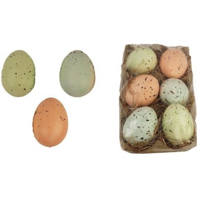 Dekorační vajíčka, 6 ks X3835 – Zboží Dáma