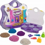 SPIN MASTER Kinetic Sand Variety Case kinetický písek s nástroji v kufříku – Hledejceny.cz