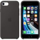 Pouzdro a kryt na mobilní telefon Apple iPhone SE 2020/7/8 Silicone Case Black MXYH2ZM/A