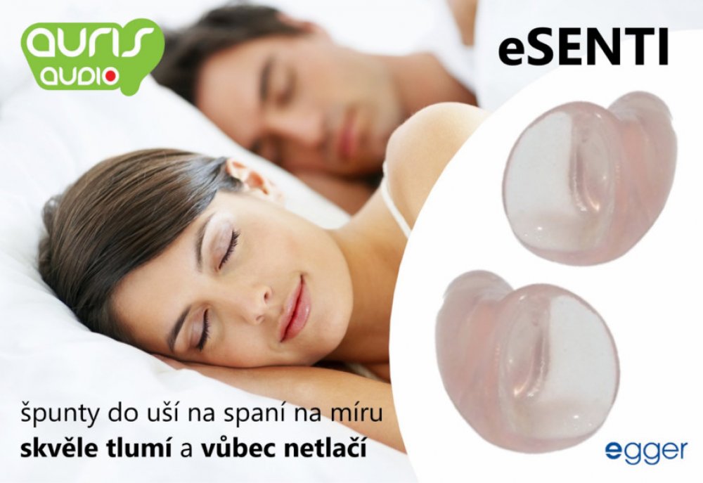 egger eSENTI špunty do uší na spaní -33 dB 1 pár | Srovnanicen.cz